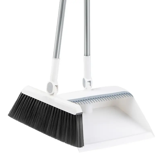 2pcs Set Of Brand New 3-in-1 Rotatable And Foldable Magnetic Suction Broom Dustpan Sweeping Set